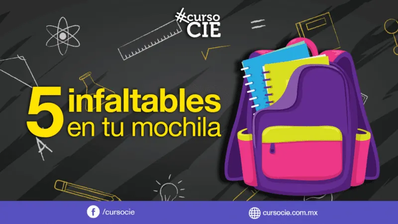 5 infaltables en tu mochila